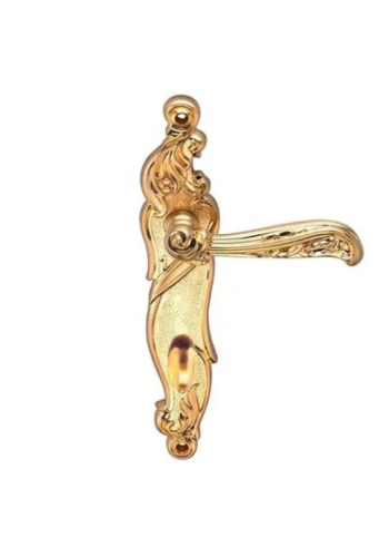 Ручка RIZO S.GOLD (OL) (на планке с завёрткой, матовое золото)