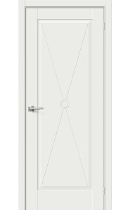 Межкомнатная дверь Прима-10.Ф2, цвет White Matt