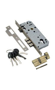 Замок с секретным цилиндром Adden Bau Lock 4585 5-60B D Бронза